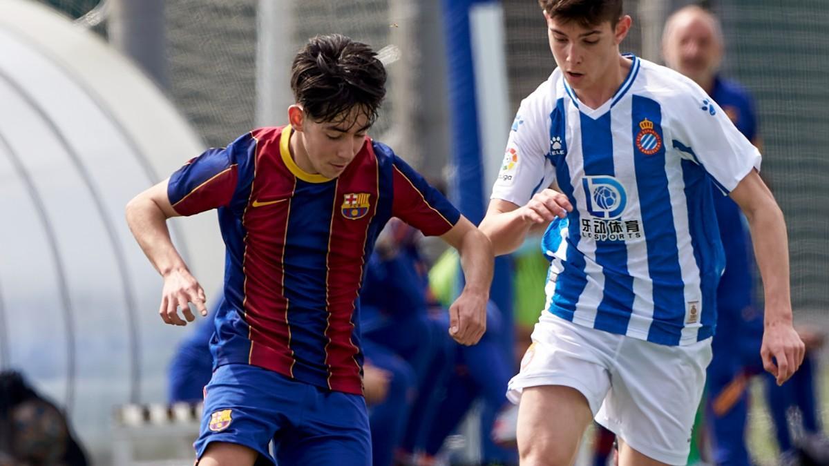 El Cadete A fue el primer equipo blaugrana de Dani Rodríguez
