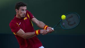 Archivo - Pablo Carreño en la Copa Davis