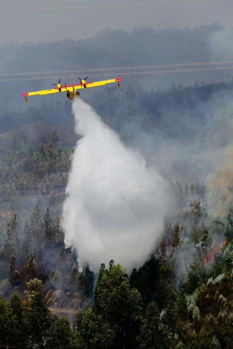 Incendio de grandes dimensiones en Portugal