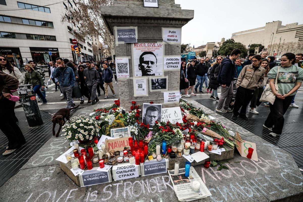 Homenaje a Navalni en Barcelona este domingo