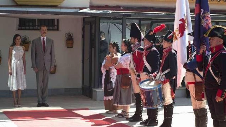 Visita de los Reyes, con motivo del aniversario de la batalla de Bailén. // Efe