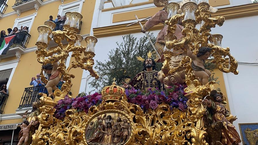 Vídeo | Ya en la calle el paso de la Oración en el Huerto de Montesión