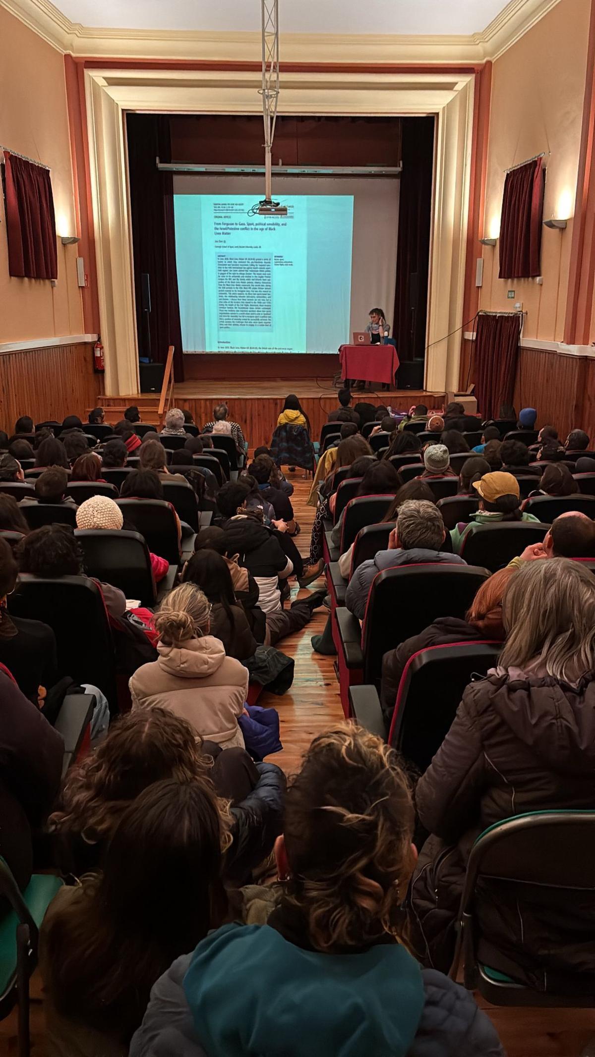 Imagen del encuentro en Bezas.