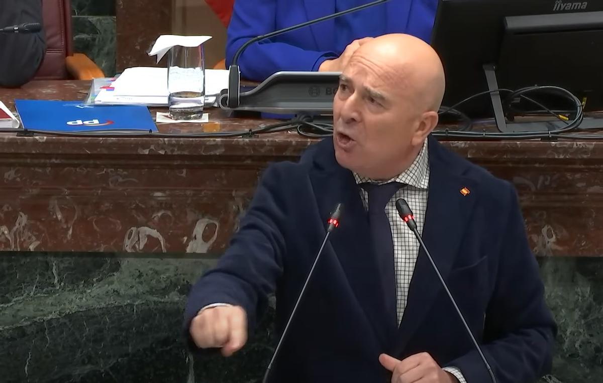 Antonio Martínez Nieto, diputado de Vox en la Asamblea Regional.