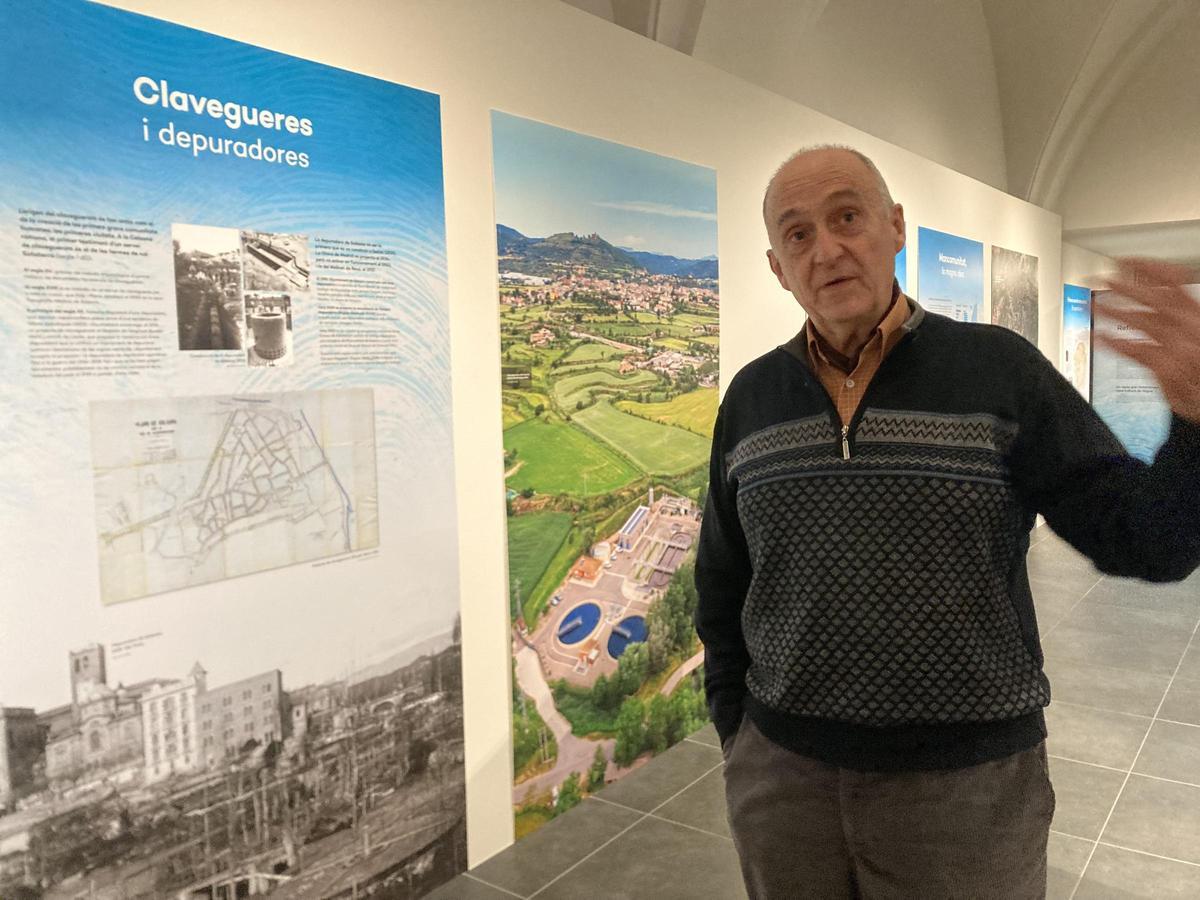 L'historiador local Marcel·lí Coromines explica la descoberta de la depuradora