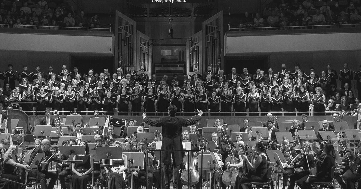 La Orquesta Nacional de España rinde homenaje a Óscar Esplá.