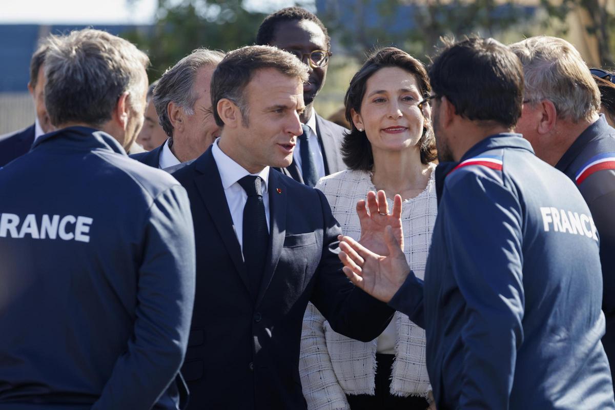 El presidente francés, Emmanuel Macron