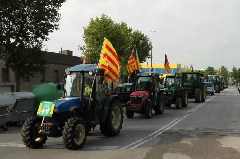 La marxa dels pagesos gironines