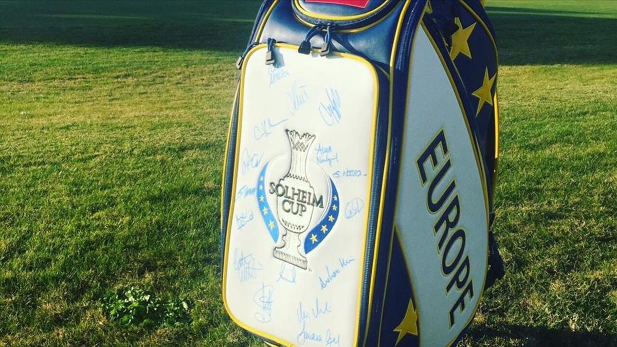 La bolsa de la Solheim que se subastará en el torneo de Terramar