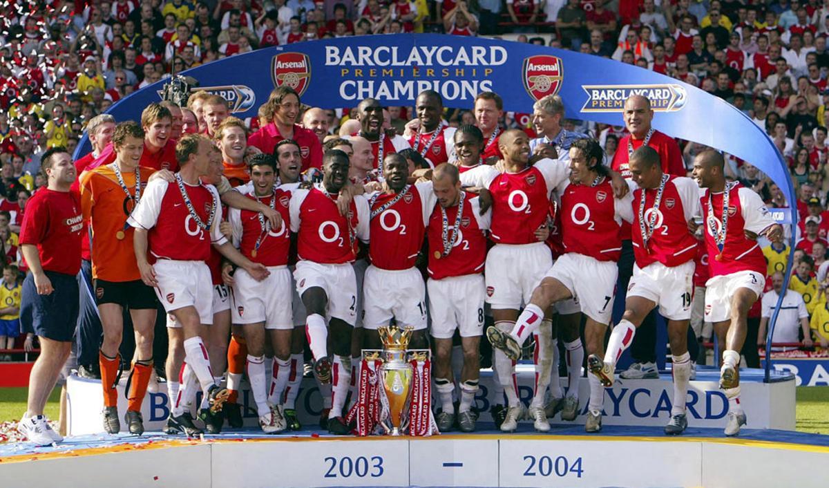 El Arsenal de los 'invencibles' de la temporada 2003/2004.