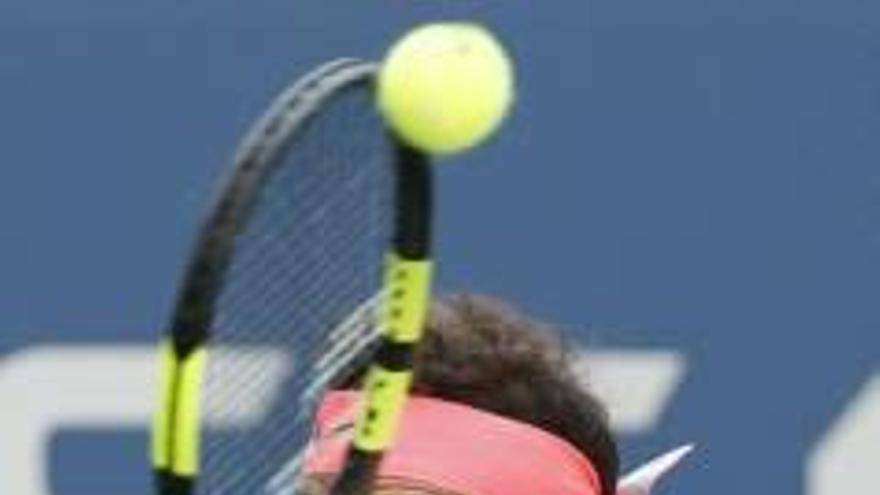 Nadal, durante el partido.