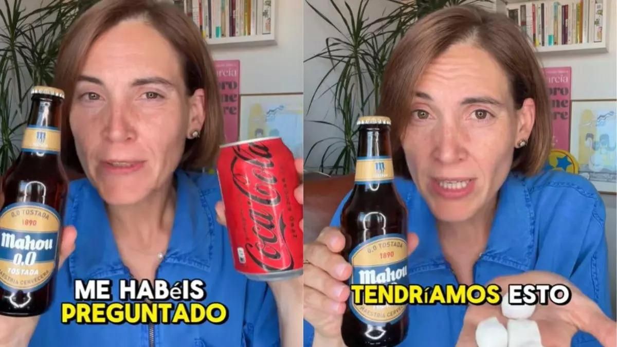 Boticaria García desvela qué es más sano: tomar una Coca-Cola Zero o una cerveza 0,0