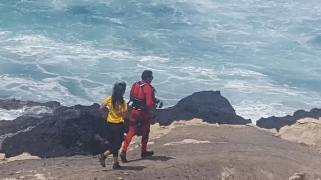 Rescate de un submarinista en Fuerteventura