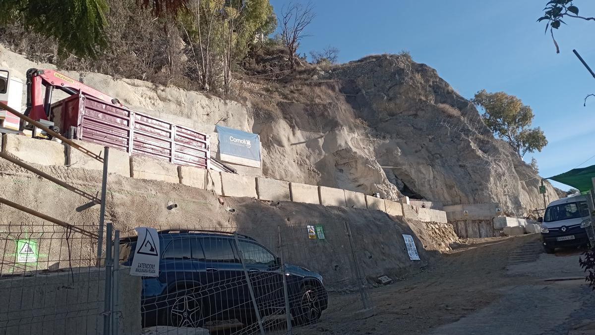Las obras de los apartamentos turísticos tienen lugar en la calle Torre de San Telmo.