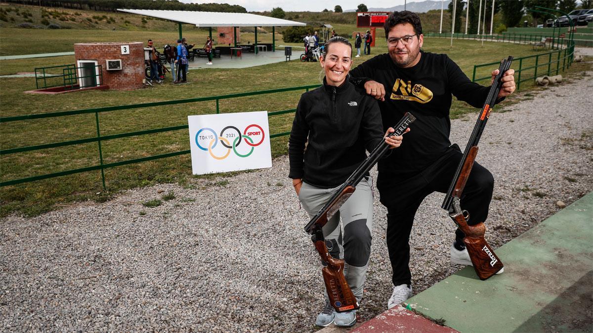 Fátima y Alberto, dos tiradores muy experimentados en Juegos Olímpicos