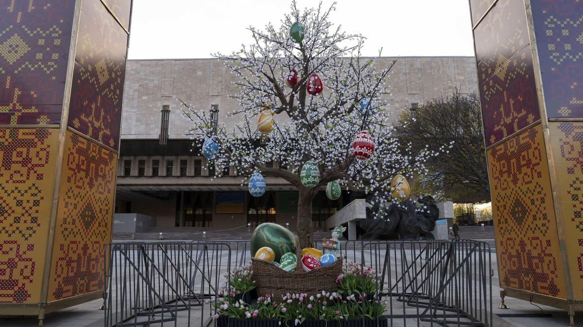 Celebración de la Pascua en Járkov (Ucrania).