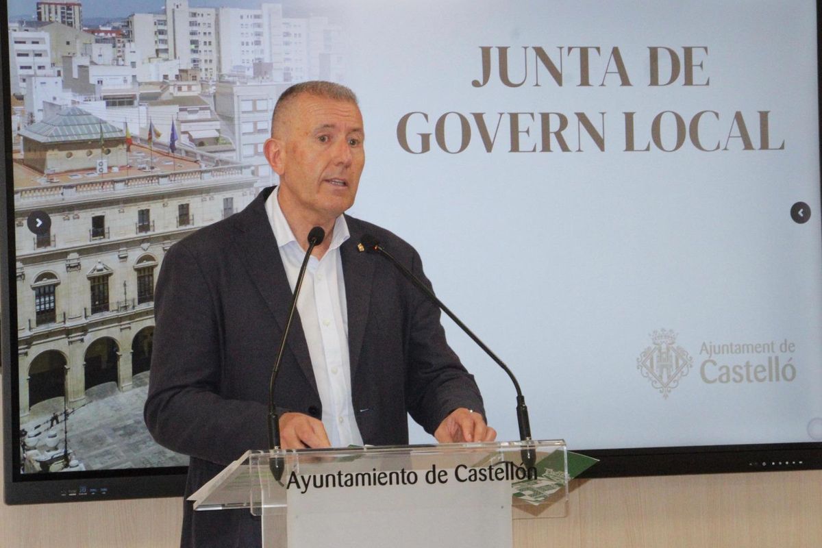 Vicent Sales, portavoz del equipo local del Ayuntamiento de Castelló.