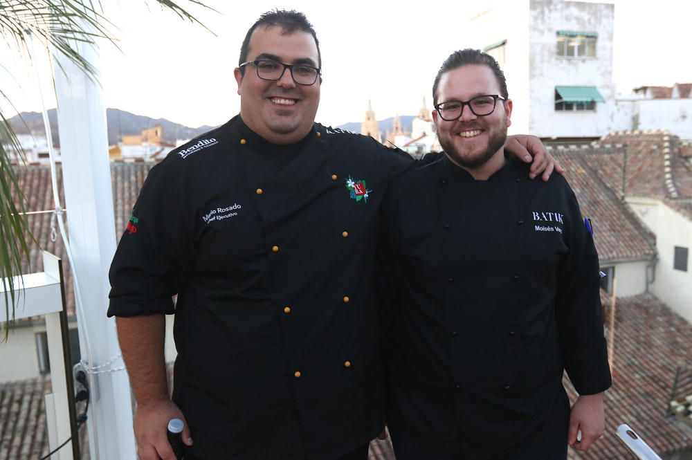 El evento, organizado por La Opinión de Málaga, reunió en la terraza del Hotel Málaga Premium a Cristina Martínez (Garbancita), Carlos Navarro Björk, Carlos Mansilla Gil de Bernabé y Mario Rosado