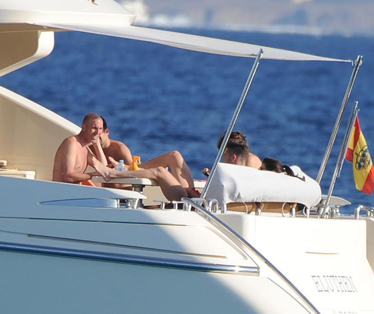 Zinedine Zidane, vacaciones en familia en Ibiza