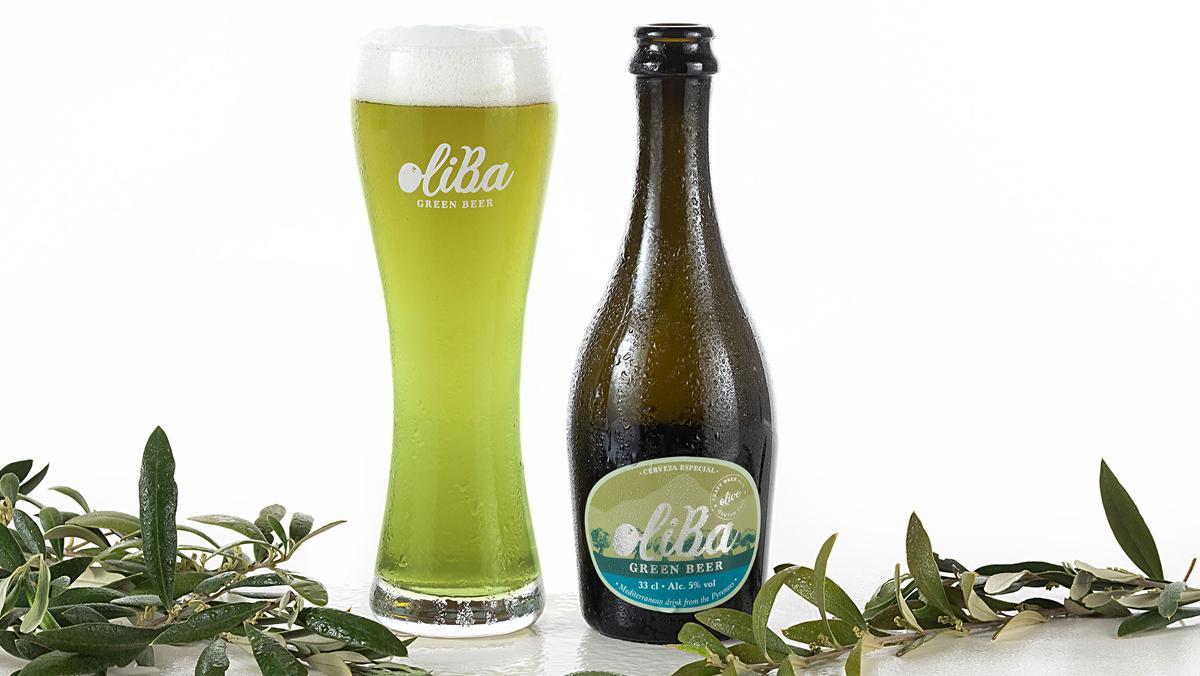 La Oliba Green Beer, elaborada con aceite de oliva.