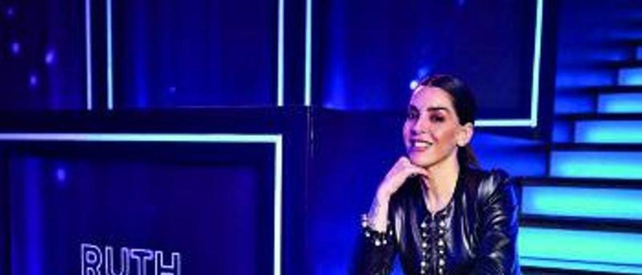 Ruth Lorenzo en el plató.