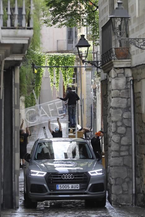 Rodatge d'un anunci a Girona