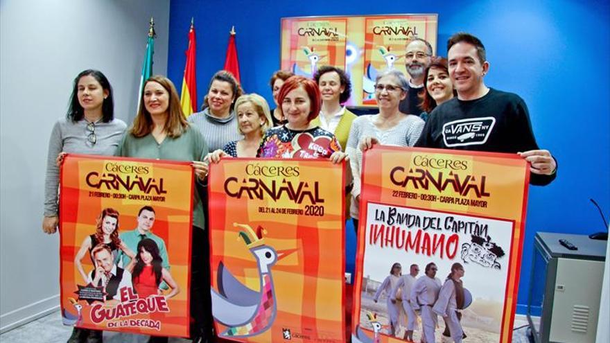 Cáceres tendrá un Carnaval ecológico, inclusivo y con guiños a su gran epoca