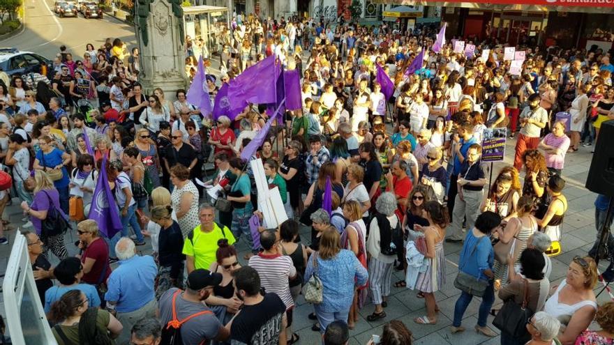 Vigo protesta contra la libertad de &#039;La Manada&#039;