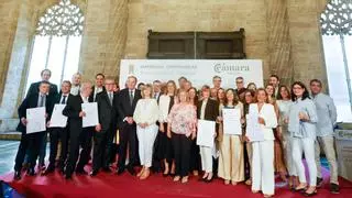 Cámara Valencia homenaje a 26 empresas por su trayectoria centenaria