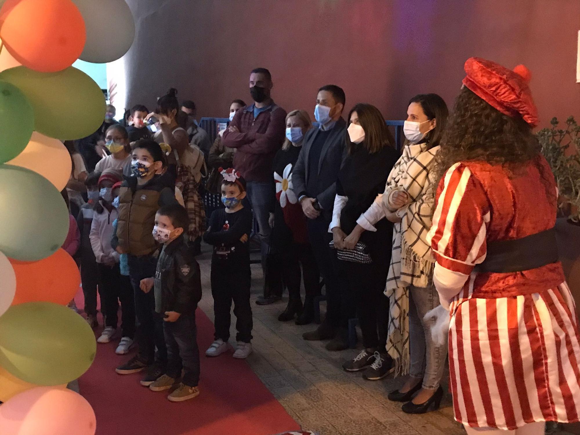 Carmen Hernández en la casa de la Navidad de Telde