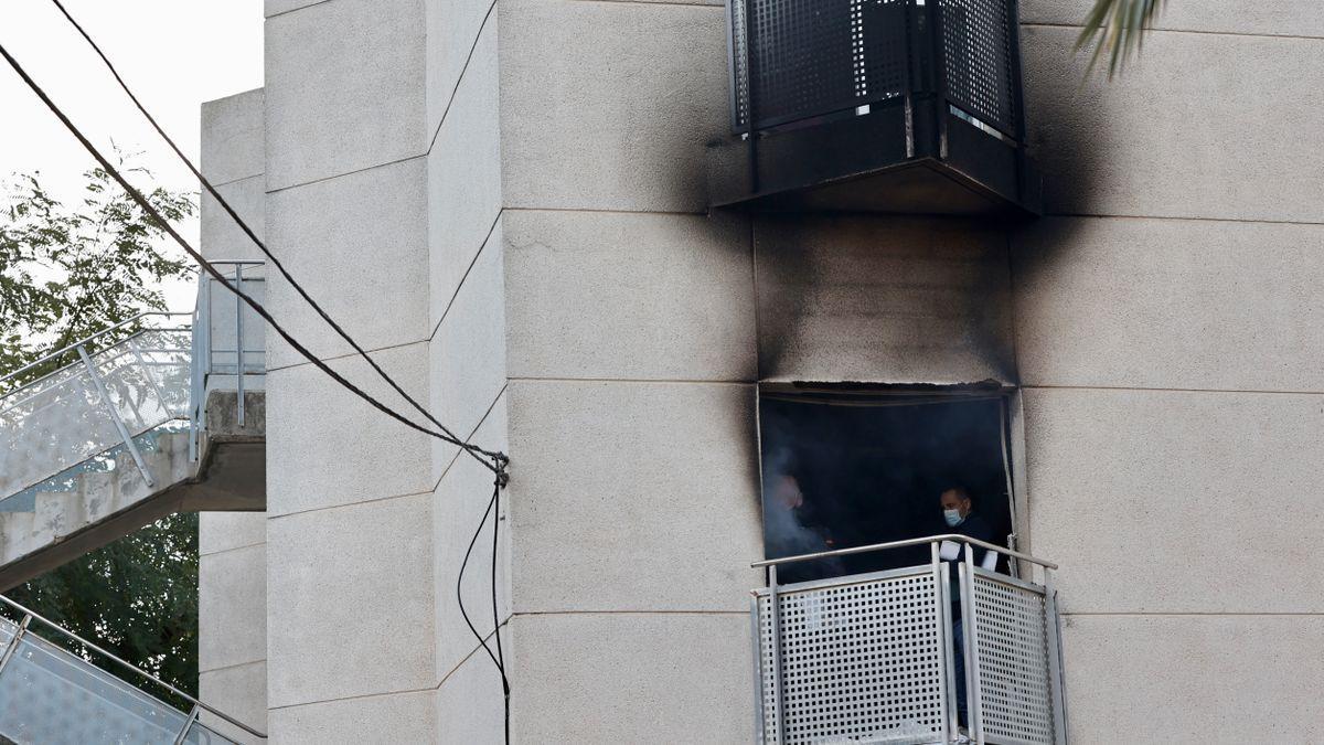 Incendio en una residencia de mayores de Moncada (Valencia)