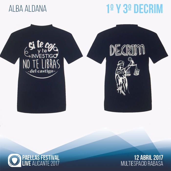 Camisetas para las Paellas 2017