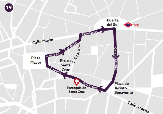Mapa Santo Entierro Santa Cruz