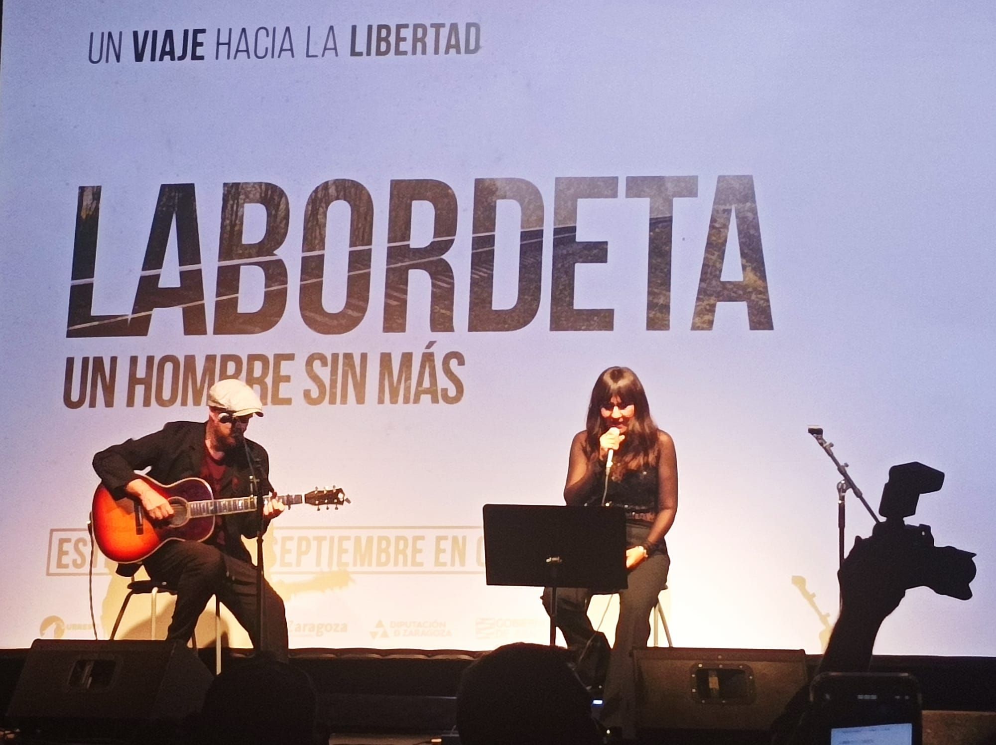 Presentación en Madrid del documental de Labordeta