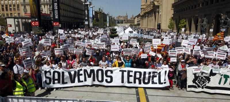 Manifestación: 'Salvemos Teruel'