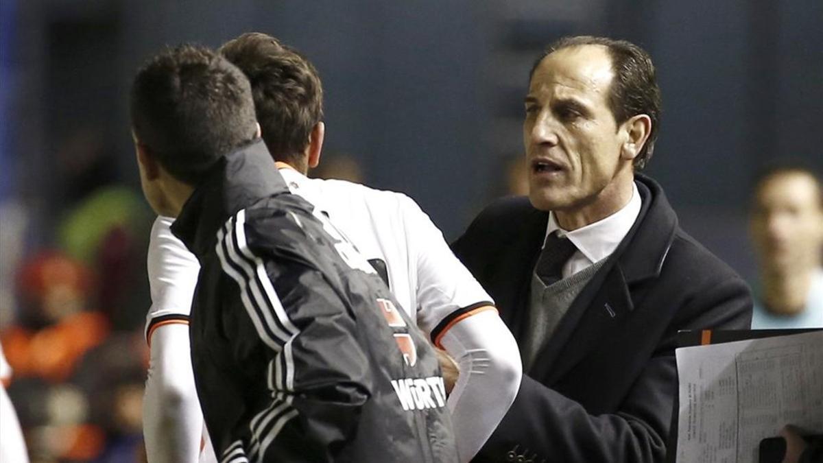 Voro acabó muy decepcionado por el empate cedido por el Valencia este lunes ante Osasuna