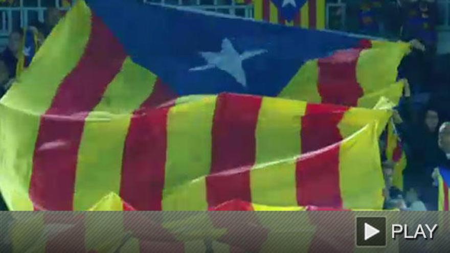 Las esteladas se cuelan en un vídeo promocional de la UEFA