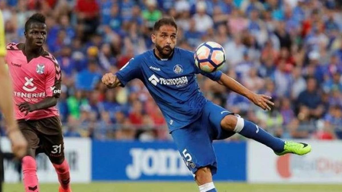 El madrileño durante su etapa en el Getafe, su última como jugador.