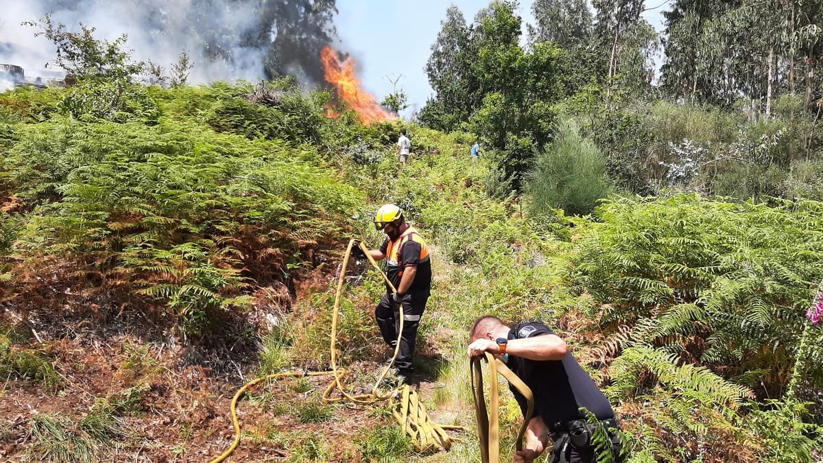 Efectivos de emergencias ya desplegados en la zona