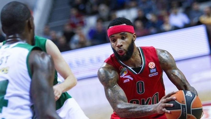 Malcolm Delaney, en un partido de hace un par de semanas ante el Panathinaikos.