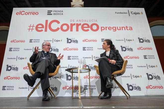 Fotogalería | #ElCorreoPregunta con el arzobispo de Sevilla, José Ángel Saiz Meneses