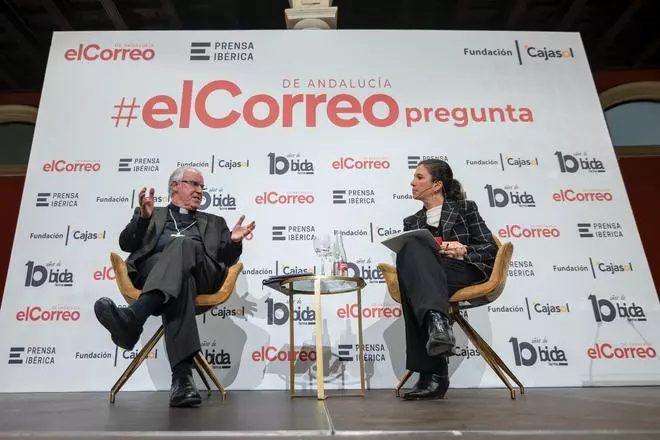 Fotogalería | #ElCorreoPregunta con el arzobispo de Sevilla, José Ángel Saiz Meneses