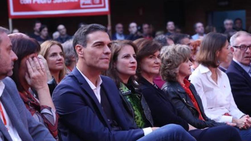 Sánchez, a l&#039;acte de presentació dels candidats autonòmics