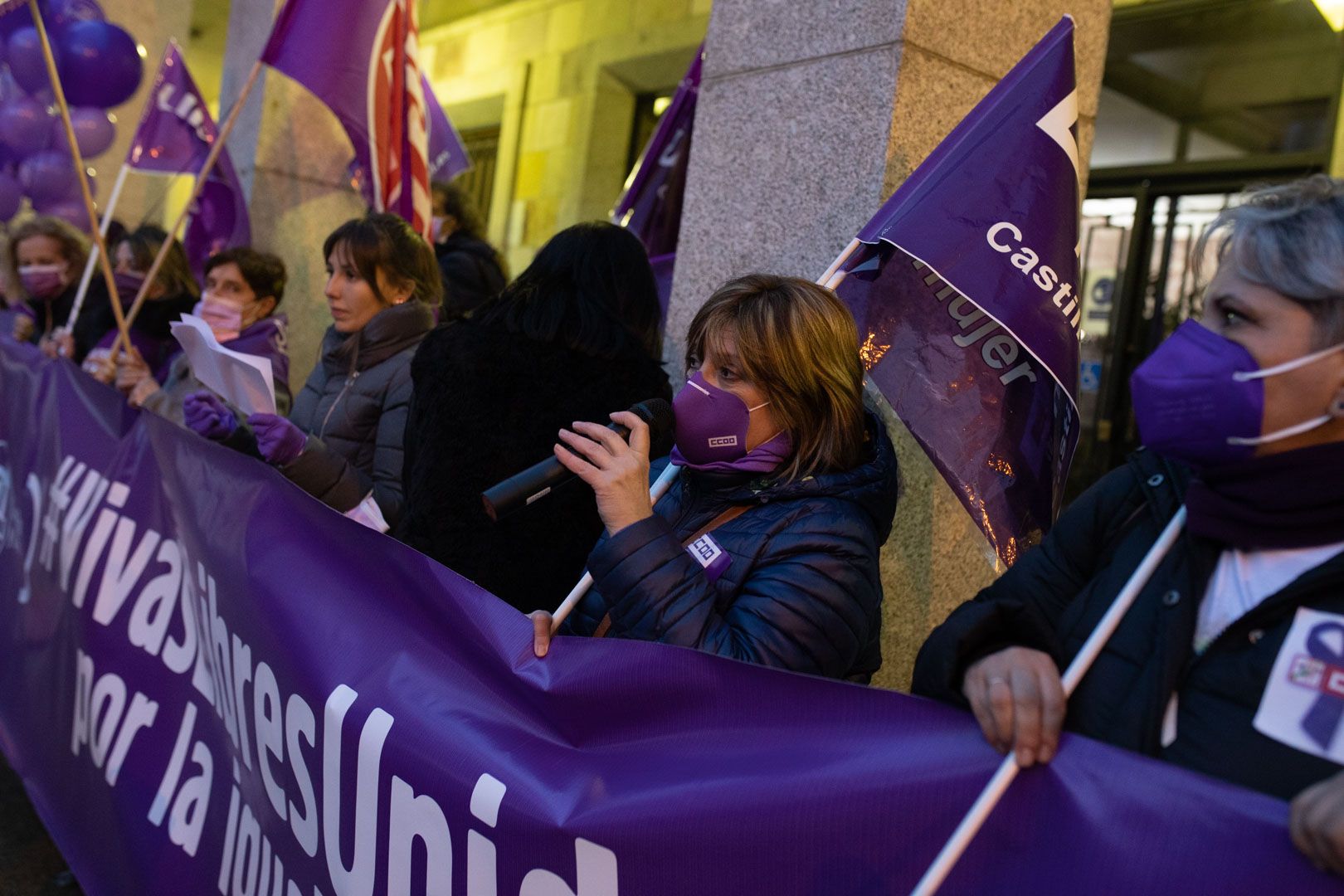 GALERÍA | La manifestación de los sindicatos del 8M en Zamora, en imágenes