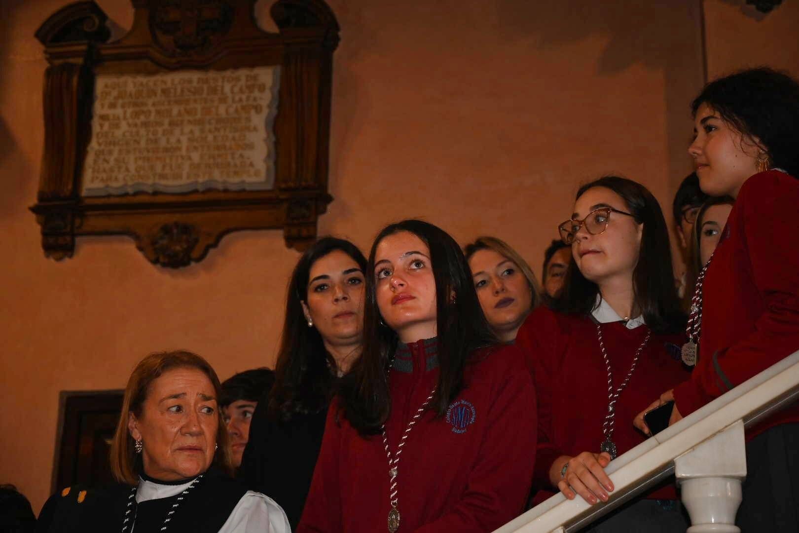 La Virgen de la Soledad se queda en casa