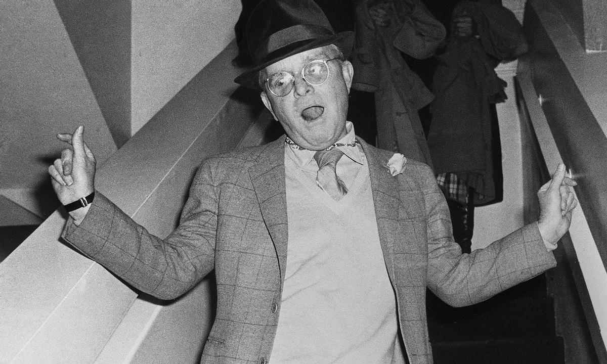 Truman Capote, en una discoteca de Nueva York, en 1978.