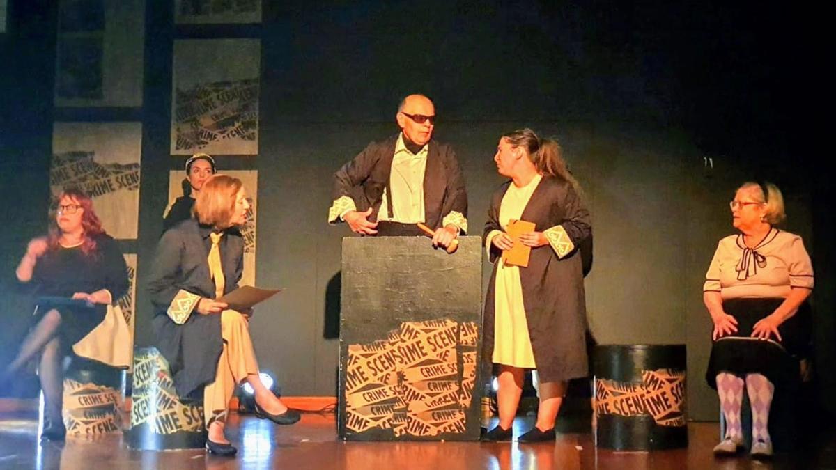 Los actores de Setestrelo Teatro interpretan la obra 'Arroutada'.