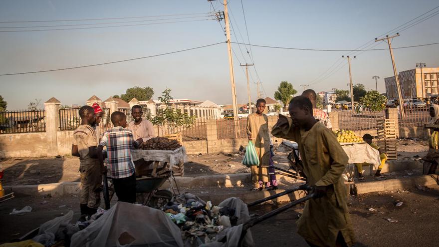 Vista de la ciudad de Maiduguri, capital del estado de Borno, en el noreste de Nigeria.