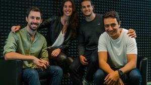 Equipo de Nware. De izquierda a derecha: Alejandro Rodríguez (Head of Cloud Operations), Begoña Fernandez Cid (CMO), Alberto Manzano (CPO) y Daniel Olmedo (CEO).