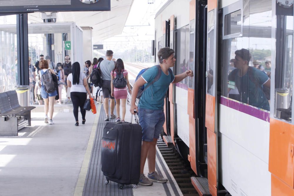 Interrompuda la circulació de trens a la línia d'AVE entre Barcelona i Figueres